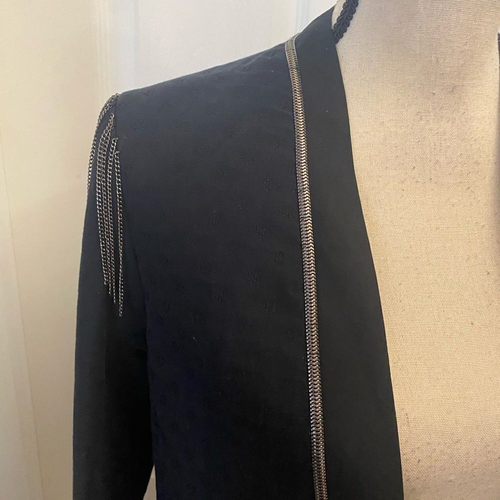 Rapsodia Open Front Chain Detailed Blazer, S — image 2 of 8